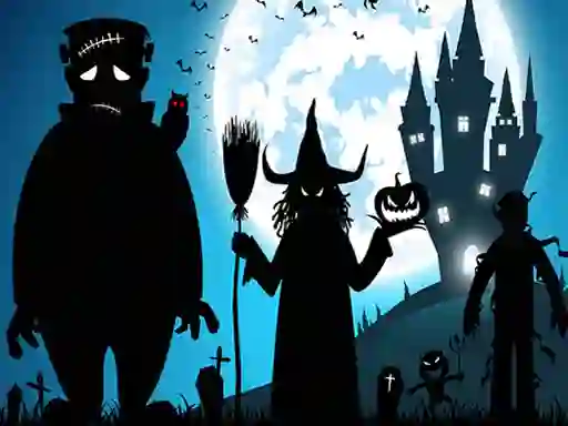 Peli Crazy Halloween Memory verkossa