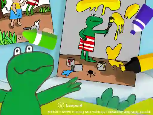 Peli Coloring Kikker verkossa