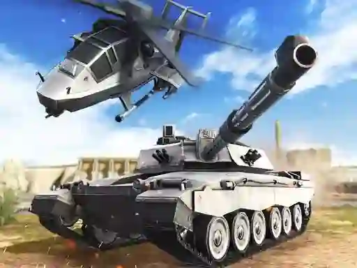 Peli Strategy of war. Tanks and helicopters verkossa