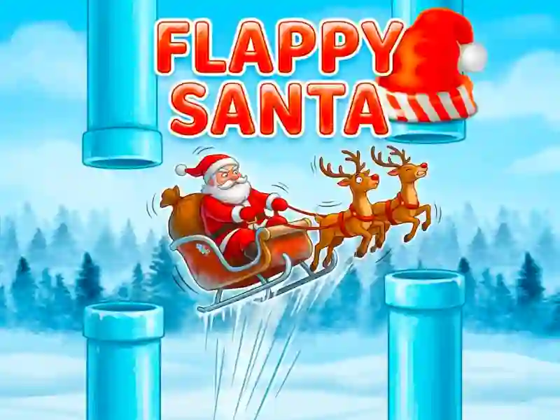 Peli Flappy Santa verkossa