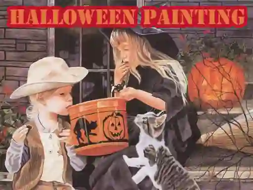 Peli Halloween Painting verkossa