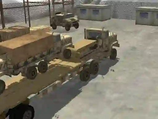 Peli Transport Army vehicle truck driving verkossa