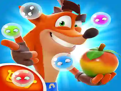 Peli Crash Bandicoot Bubbles verkossa
