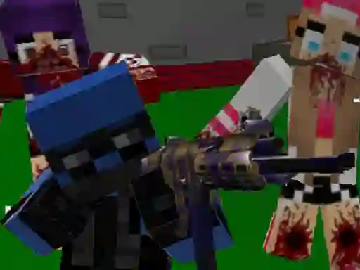 Peli Blocky Combat Special Forces: Zombie Apocalypse verkossa