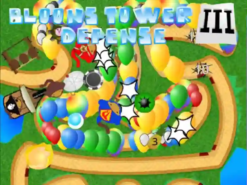 Peli Bloons Tower Defense 3 verkossa