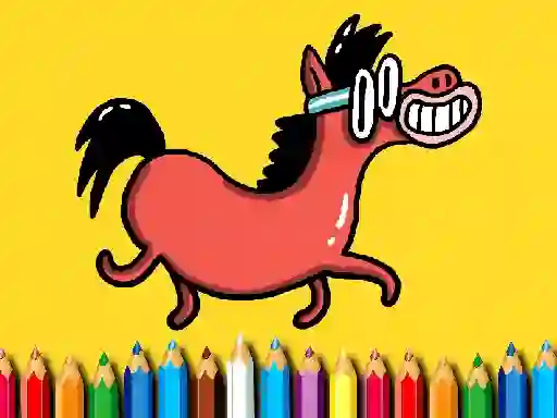 Peli Back To School: Pony Coloring Book verkossa