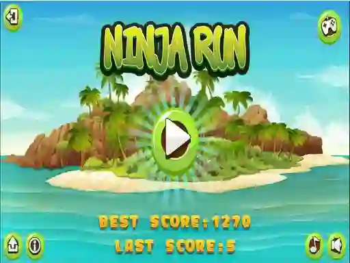 Peli Ninja Run verkossa