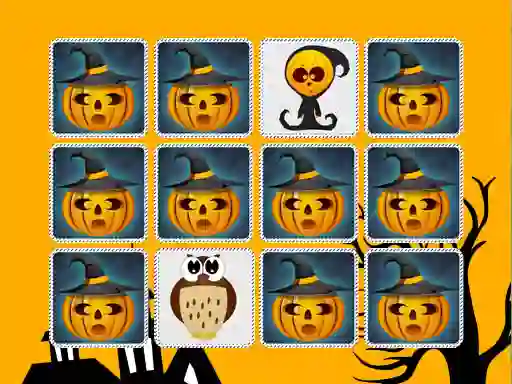 Peli Kids Memory Game Halloween verkossa