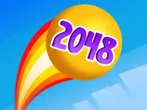 Peli Rainbow Balls 2048 verkossa