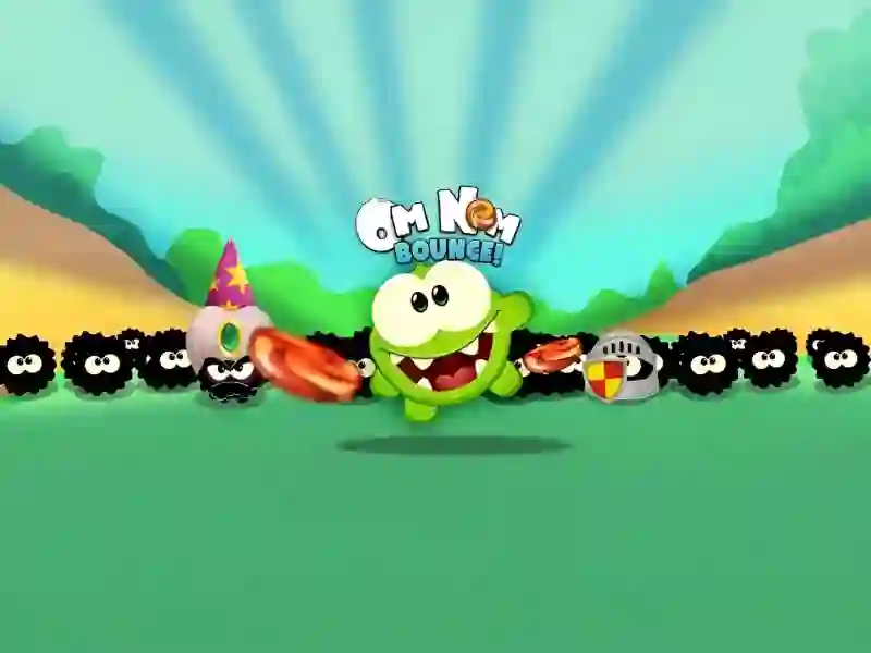 Peli Om Nom Bounce verkossa