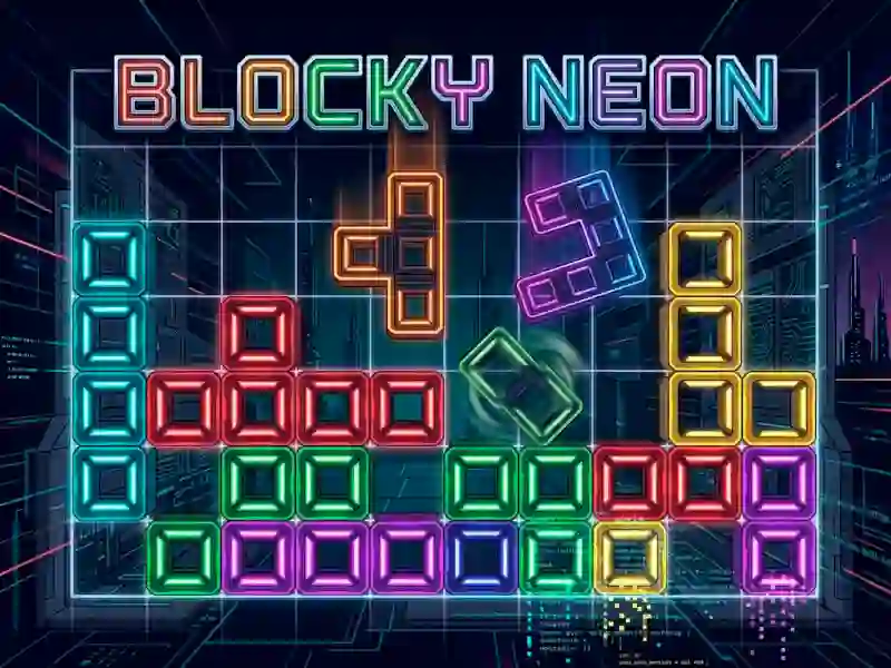 Peli Blocky Neon verkossa