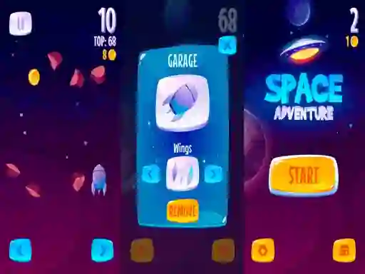 Peli Space Adventure verkossa