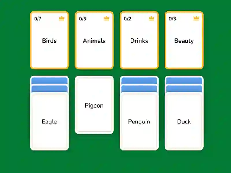 Peli Word Solitaire verkossa