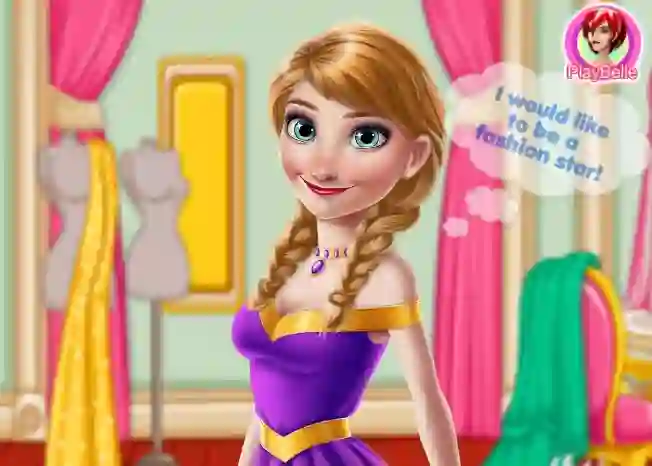 Peli Ice Princess Modeling Carrer verkossa