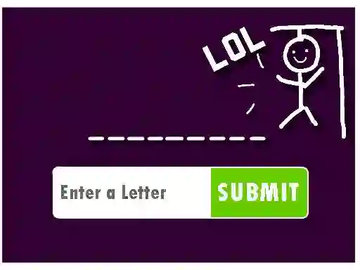 Peli Internet Hangman verkossa