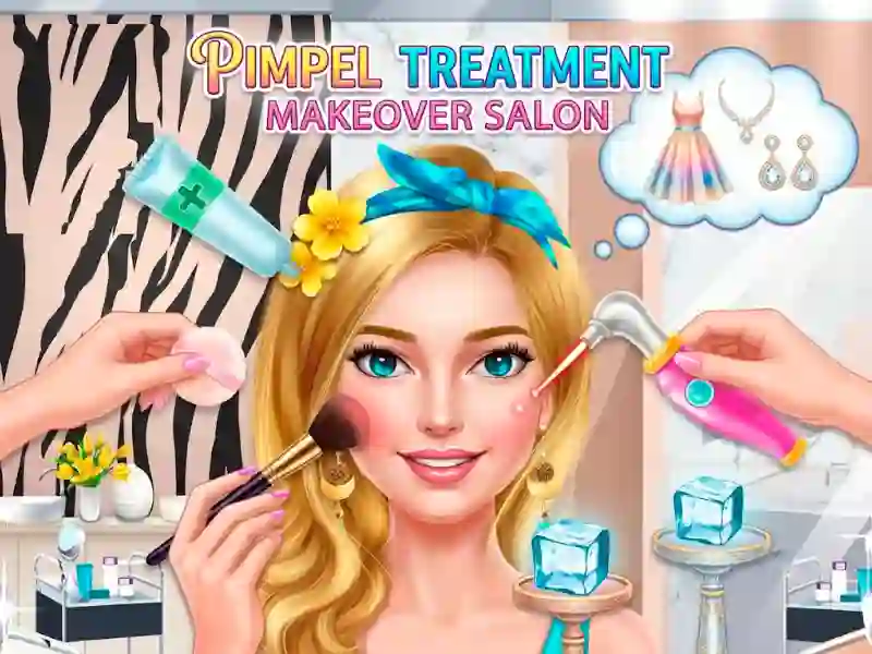 Peli Pimple Treatment Makeover Salon verkossa
