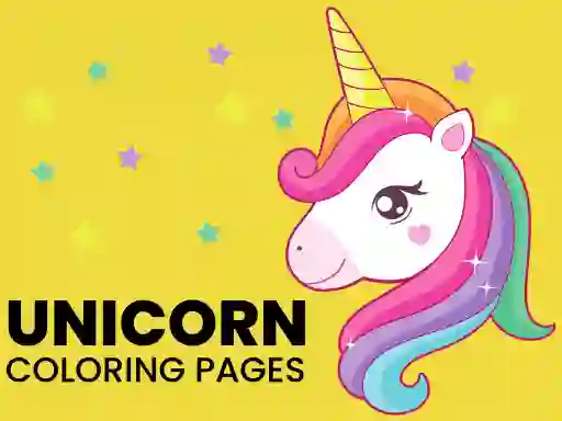 Peli Unicorn Coloring Pages verkossa