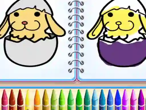 Peli Coloring Bunny Book verkossa