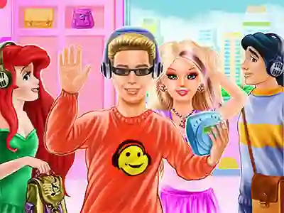 Peli Princesses High School Trends verkossa