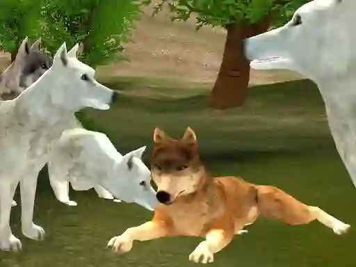 Peli Wild Wolves Hunger Attack verkossa