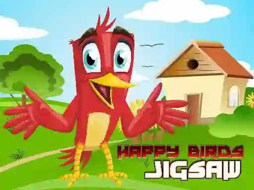Peli Happy Birds Jigsaw verkossa