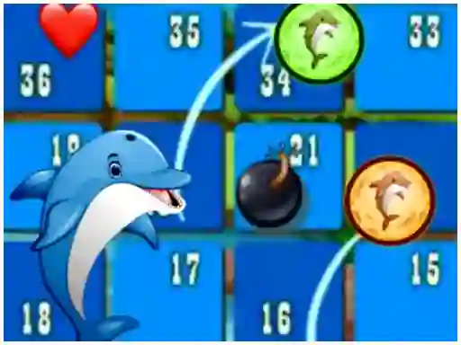 Peli Dolphin Dice Race verkossa