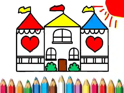 Peli Back To School Coloring Book DOLL HOUS verkossa