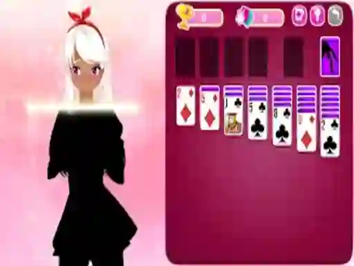 Peli Solitaire Girls 2 verkossa
