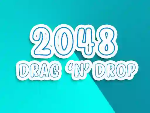 Peli 2048 drag 'n drop verkossa