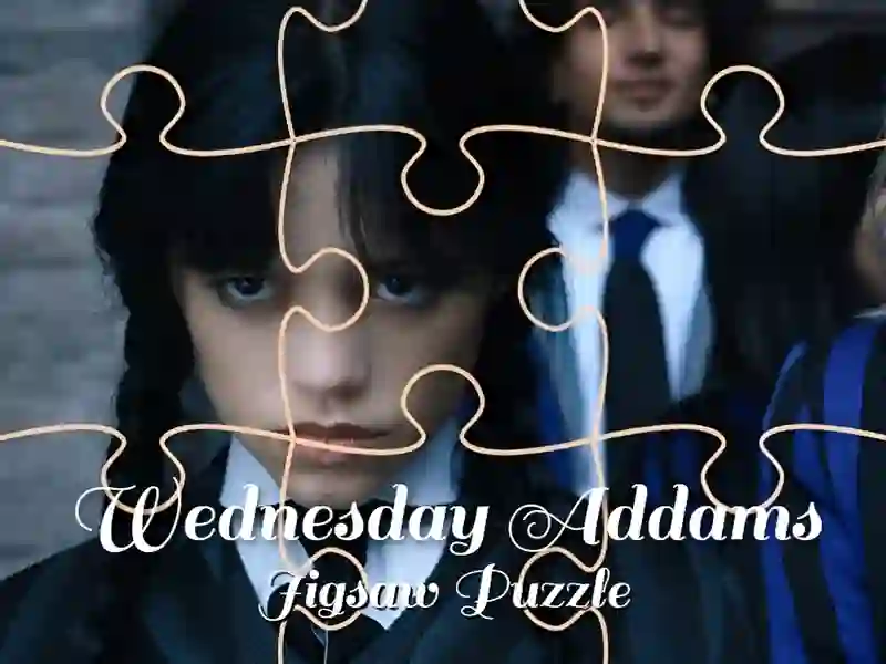 Peli Wednesday Addams Jigsaw Puzzle verkossa