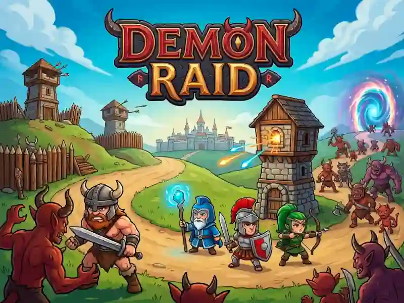 Peli Demon Raid verkossa