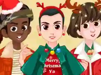 Peli Stranger things Christmas party verkossa