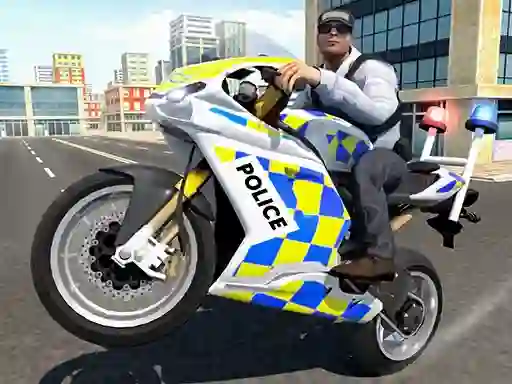 Peli Police Chase Motorbike Driver verkossa