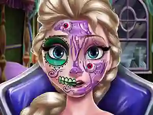 Peli Elsa Scary Halloween Makeup verkossa