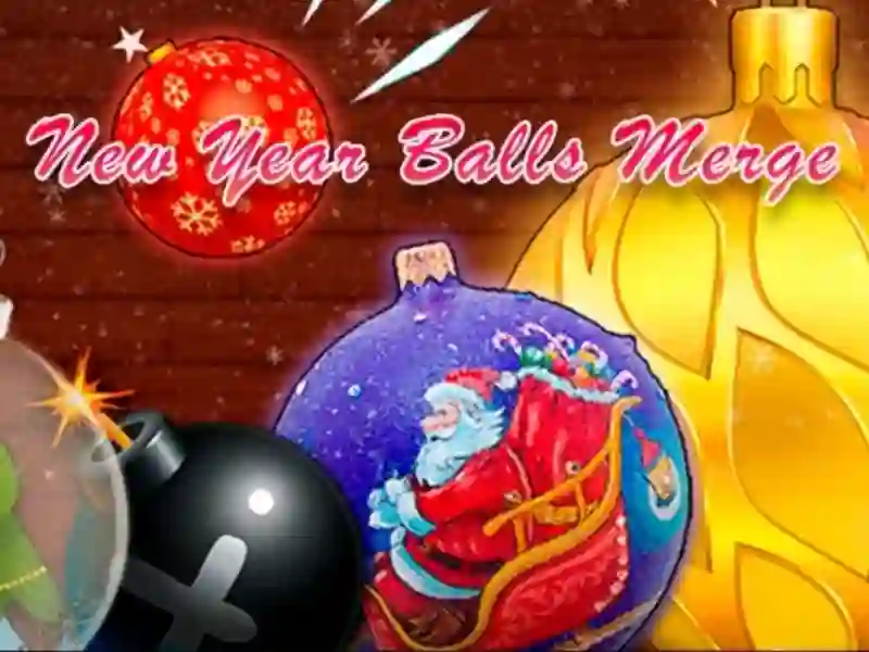 Peli New Year Balls Merge verkossa