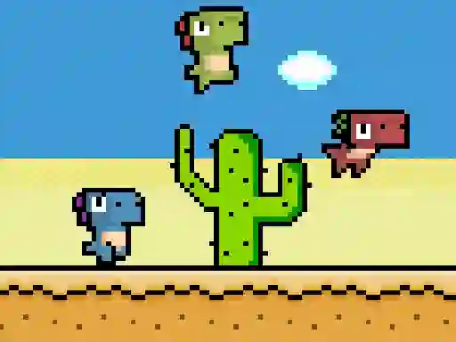 Peli Pixel Dino Run verkossa