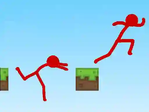 Peli Stickman Parkour verkossa