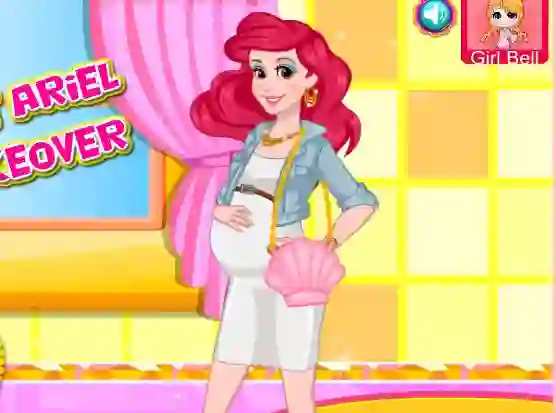 Peli Pregnant Ariel Real Makeover verkossa
