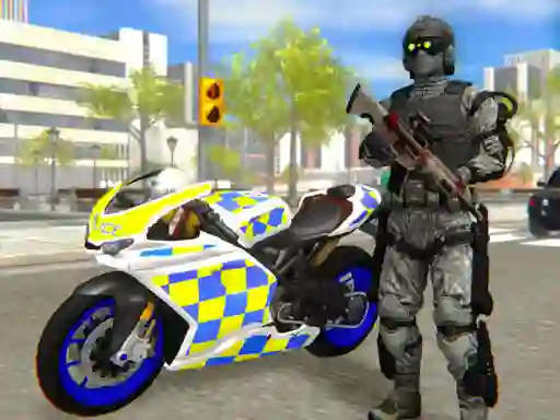 Peli Police Bike City Simulator verkossa