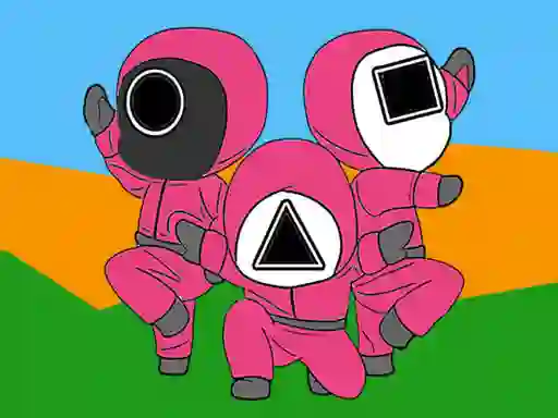 Peli Squid Coloring Book verkossa