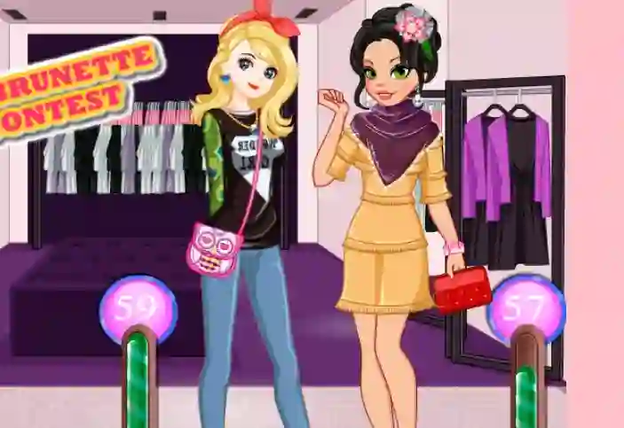 Peli Blonde Vs Brunette Beauty Contest verkossa