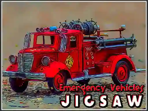Peli Emergency Vehicles Jigsaw verkossa