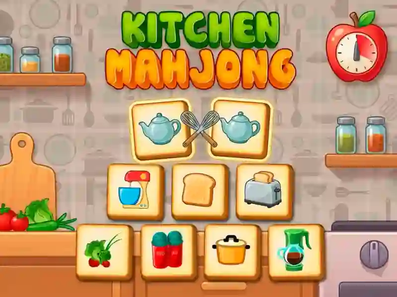 Peli Kitchen mahjong verkossa