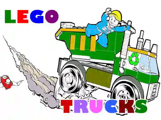Peli Lego Trucks Coloring verkossa