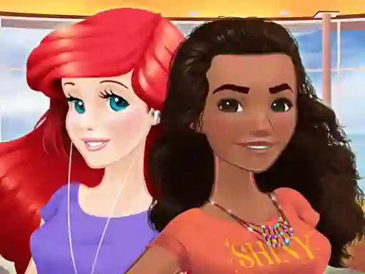 Peli Ariel and Moana Princess on Vacation verkossa
