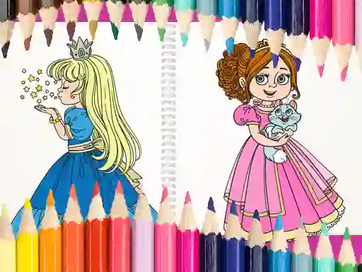 Peli Beautiful Princess Coloring Book verkossa