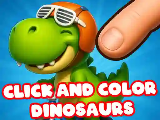 Peli Click And Colors Dinosaurs verkossa