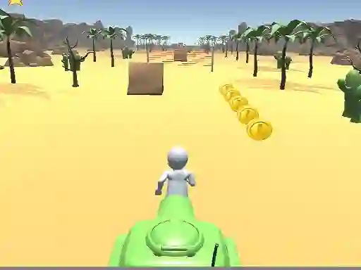Peli 3D Desert Parkour verkossa