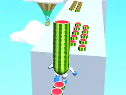 Peli Watermelon Run 3d verkossa
