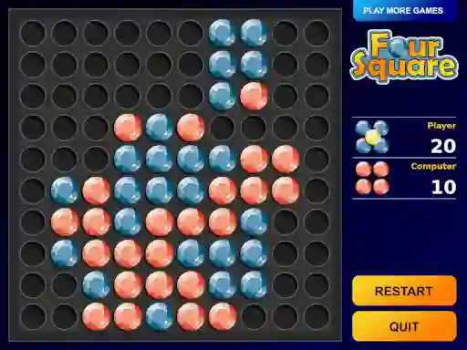 Peli Four Square verkossa